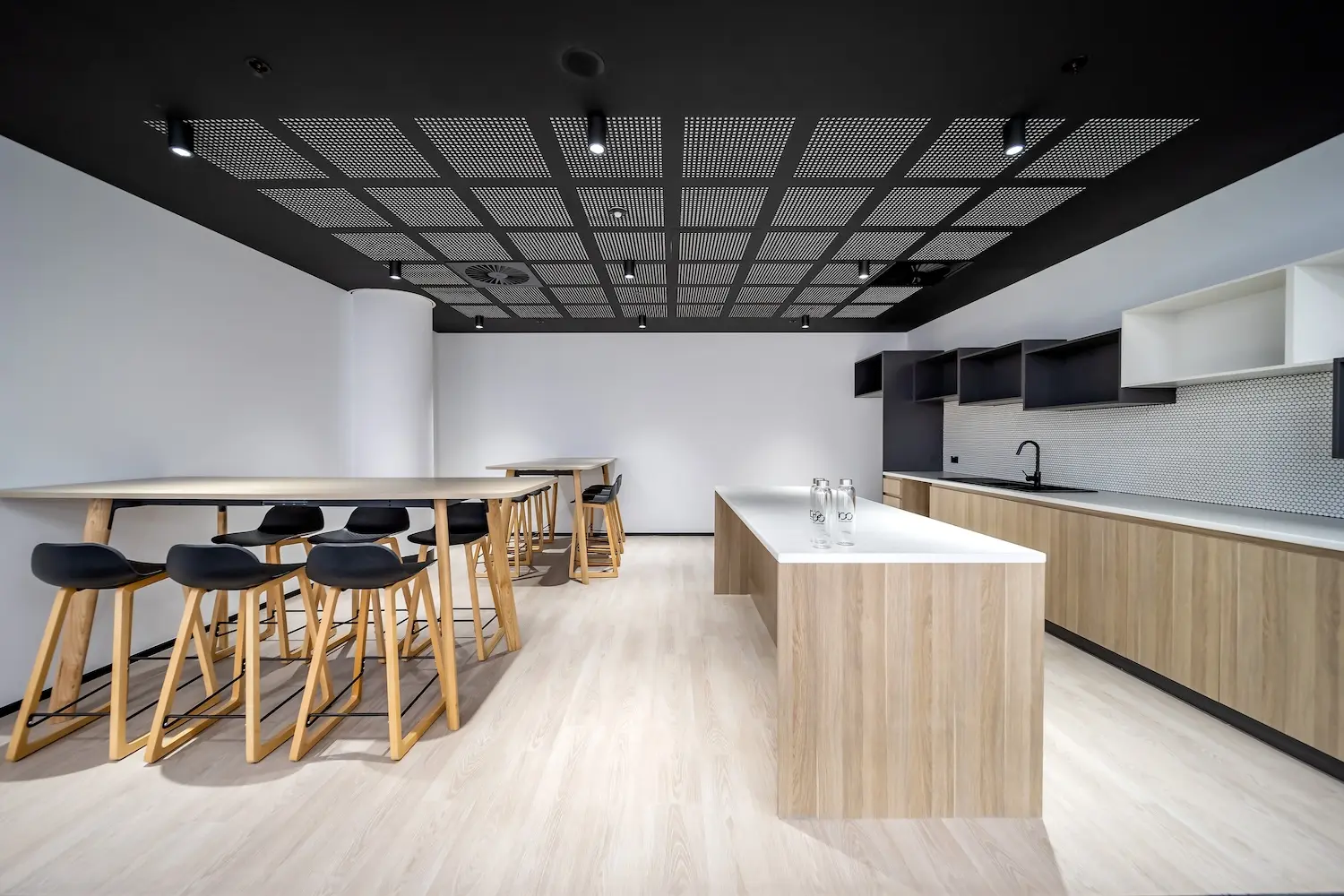 King William office suite finished kitchen